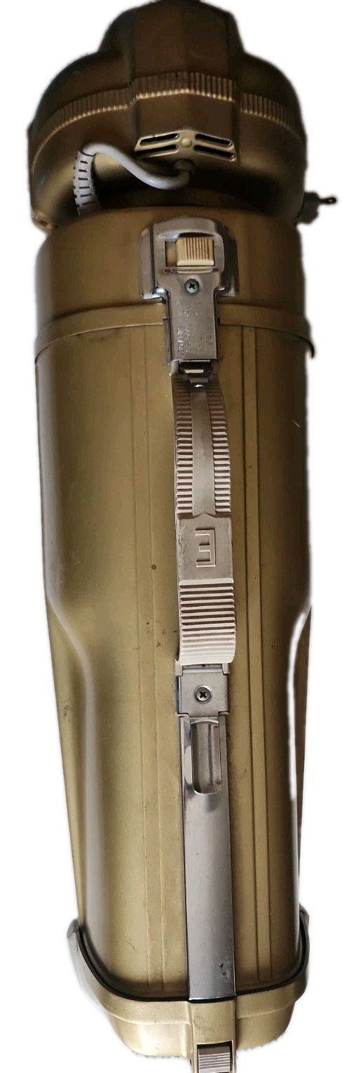 Vintage Electrolux Gold Canister Hose Vacuum Cleaner Model L MCM Bullet  Working