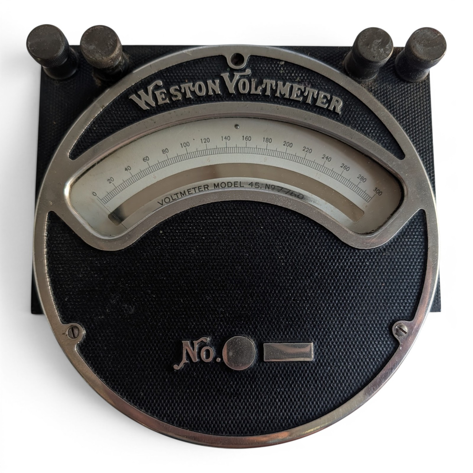 Antique Weston Voltmeter Model 45 Industrial Steampunk Decor Works* READ Antique Weston Voltmeter Model 45 Industrial Steampunk Decor Works* READ