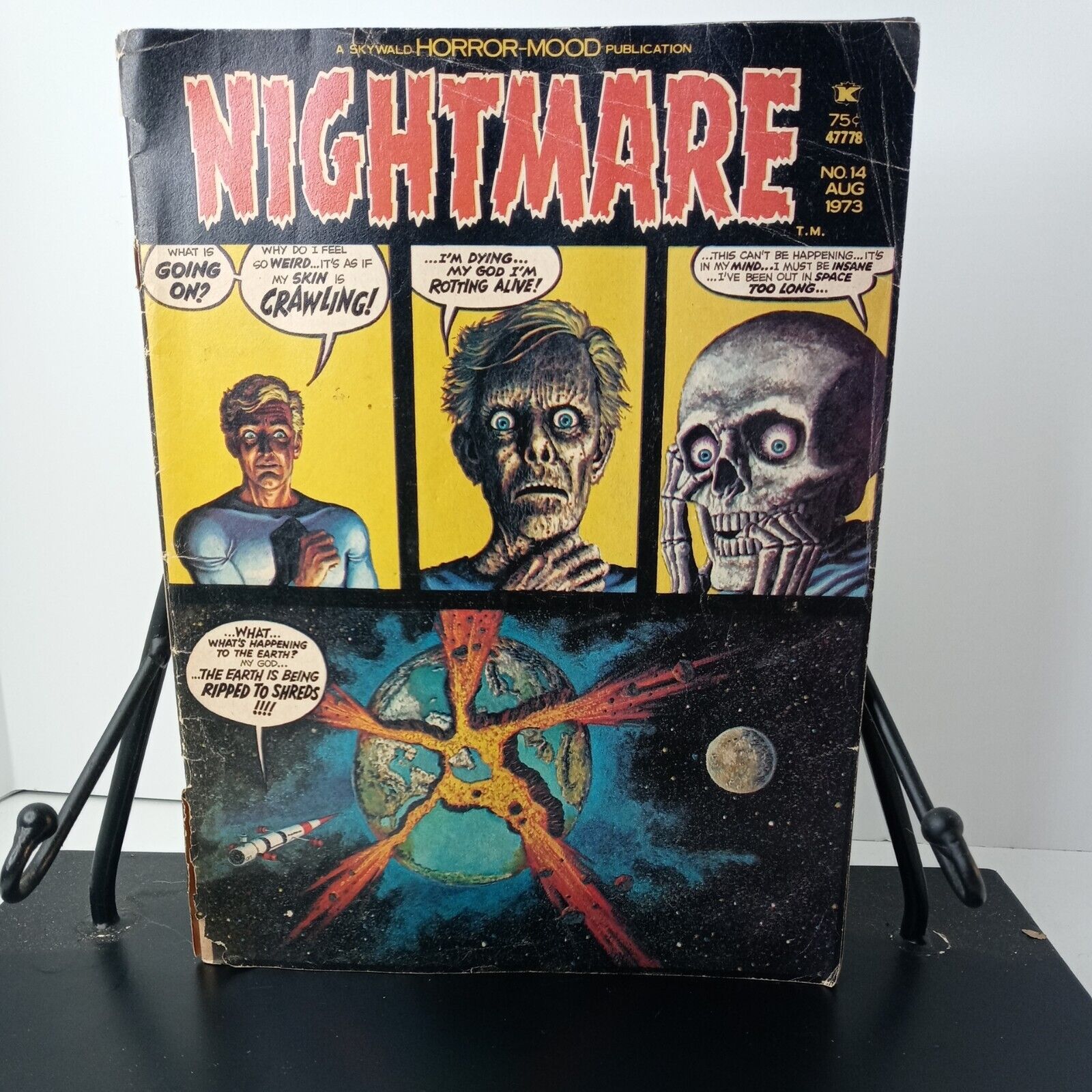Nightmare #14 Aug 1973, Cover Condition Issues but complete