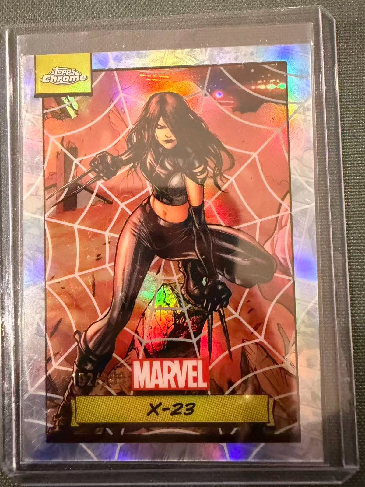 2024 Topps Chrome Marvel X-23 #35 Refractor 102/399 Laura Kinney 2024 Topps Chrome Marvel X-23 #35 Refractor 102/399 Laura Kinney