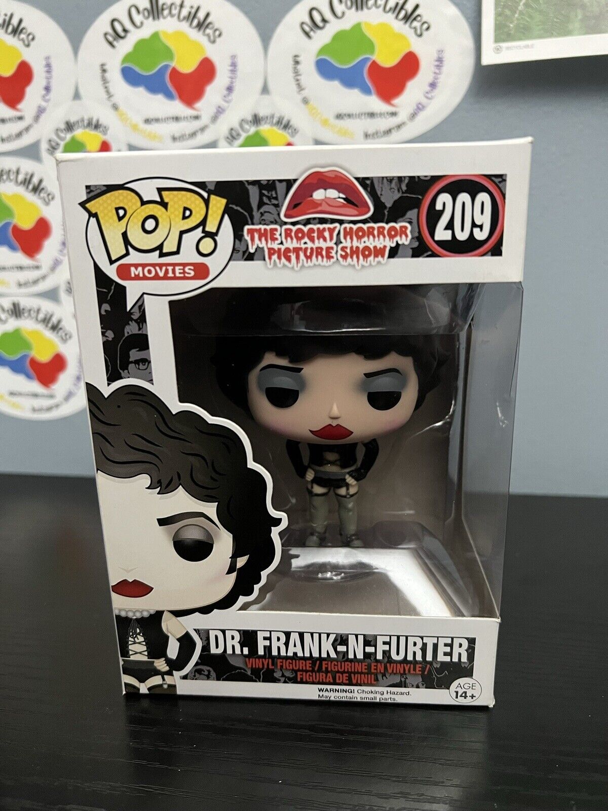 Funko Pop The Rocky Horror Picture Show Dr. Frank-N-Furter #209 W/ Hard Stack