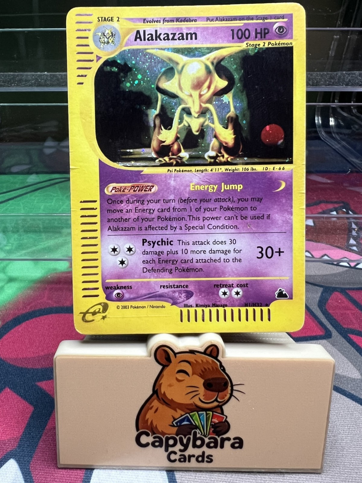 Alakazam H1/H32 - Skyridge - Rare Holo Pokémon Card