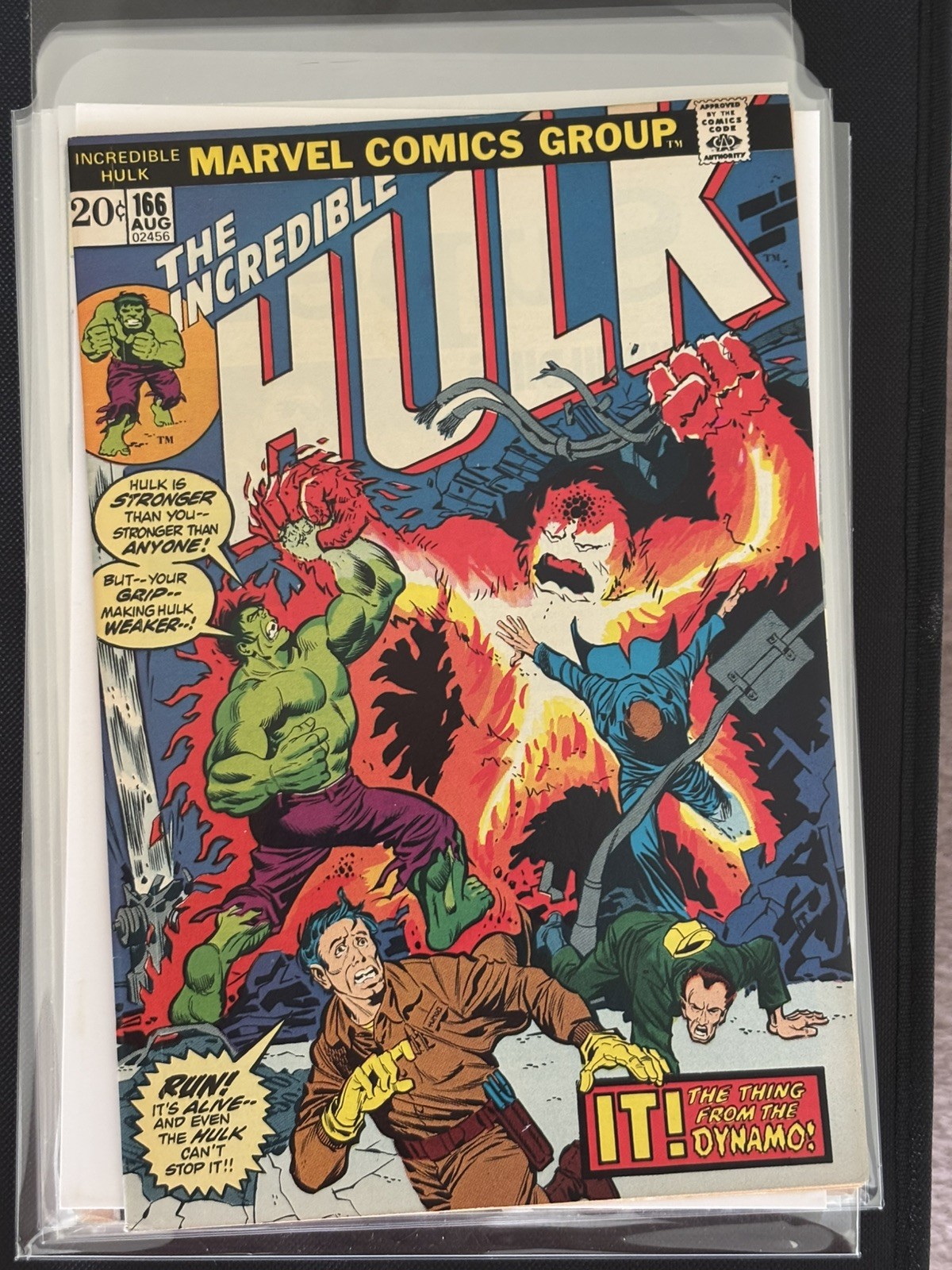 The Incredible Hulk #166 white 9.4 9.2 nm- white high grade The Incredible Hulk #166 white 9.4 9.2 nm- white high grade