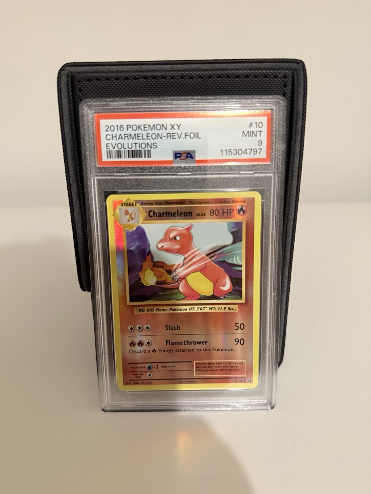 Pokemon Cards: Evolutions Reverse Holo: Charmeleon 10/108 PSA 9 Pokemon Cards: Evolutions Reverse Holo: Charmeleon 10/108 PSA 9