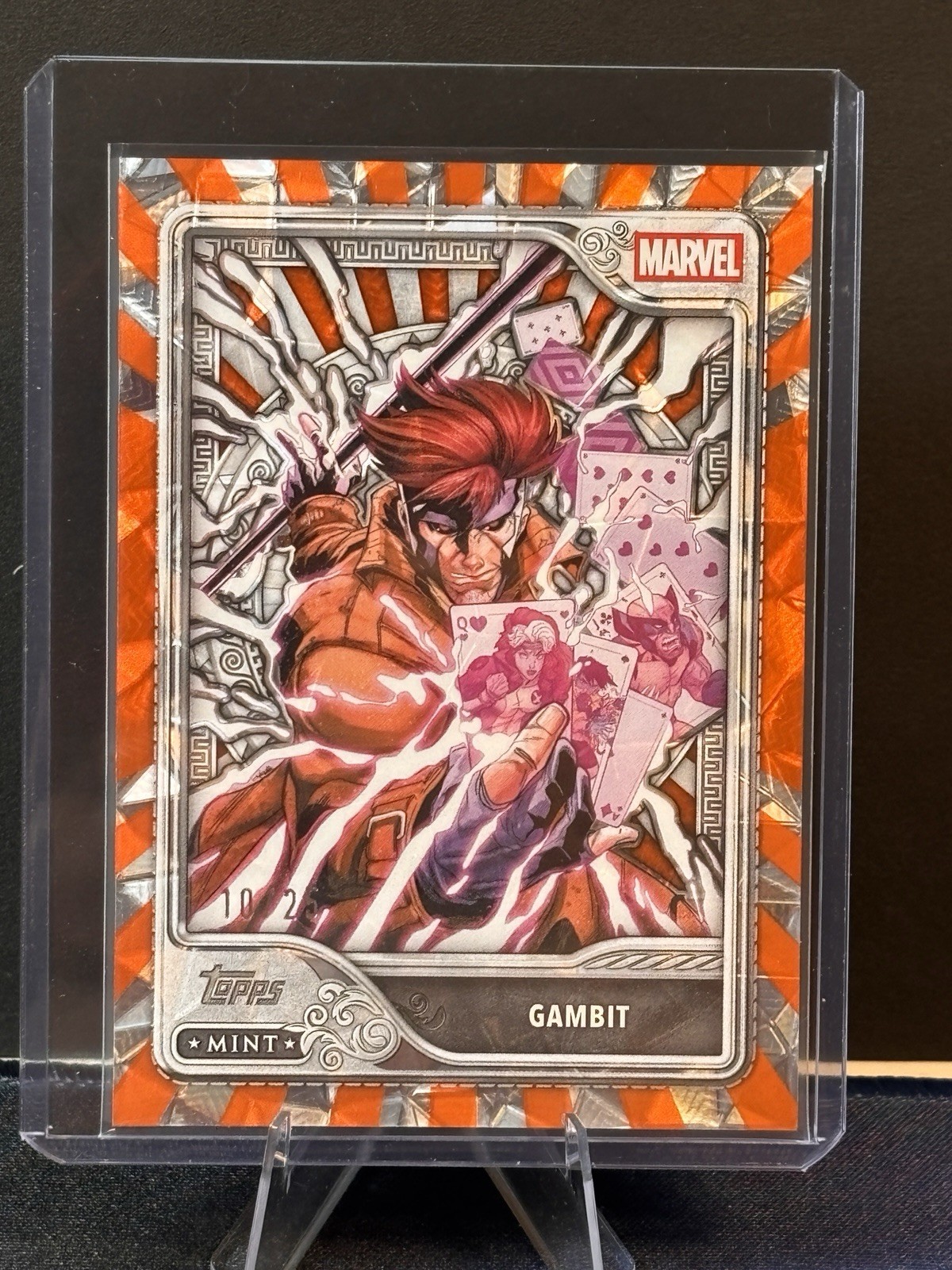 2026 Topps Mint Marvel Gambit #59 Orange Diamante Foil /25 Silver Tier X-men 2026 Topps Mint Marvel Gambit #59 Orange Diamante Foil /25 Silver Tier X-men