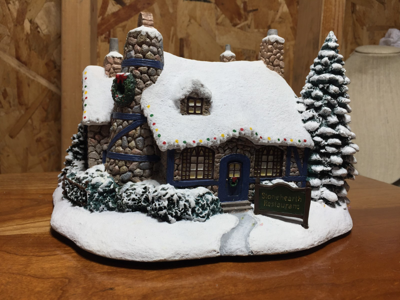 Hawthorne Village Thomas Kinkade Stoneheart Restaurant 79978 Hawthorne Village Thomas Kinkade Stoneheart Restaurant 79978