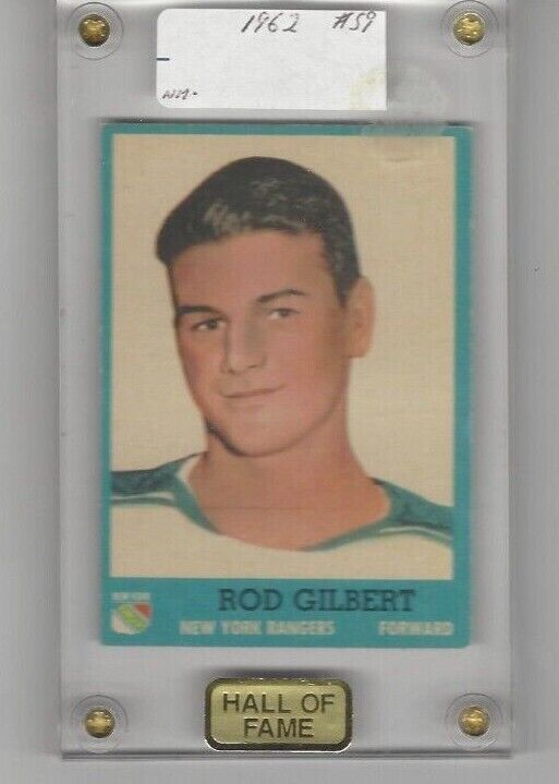  1962-63 Topps #59 Rod Gilbert NY Rangers 