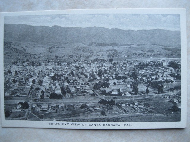 Santa Barbara California ~ Bird's Eye View ~ Circa 1920 ~ Osborne's Books # 247 Santa Barbara California ~ Bird's Eye View ~ Circa 1920 ~ Osborne's Books # 247