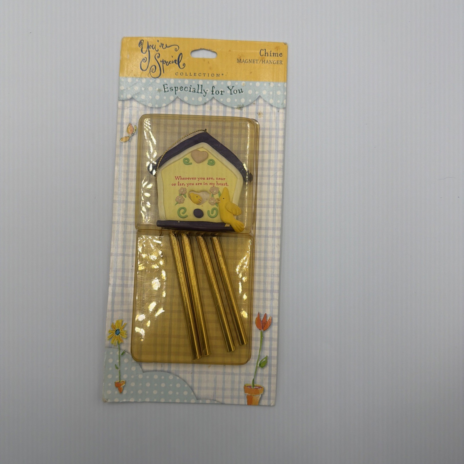Vintage You're Special Collection Birdhouse Magnet Wind Chime New Sealed Vintage You're Special Collection Birdhouse Magnet Wind Chime New Sealed