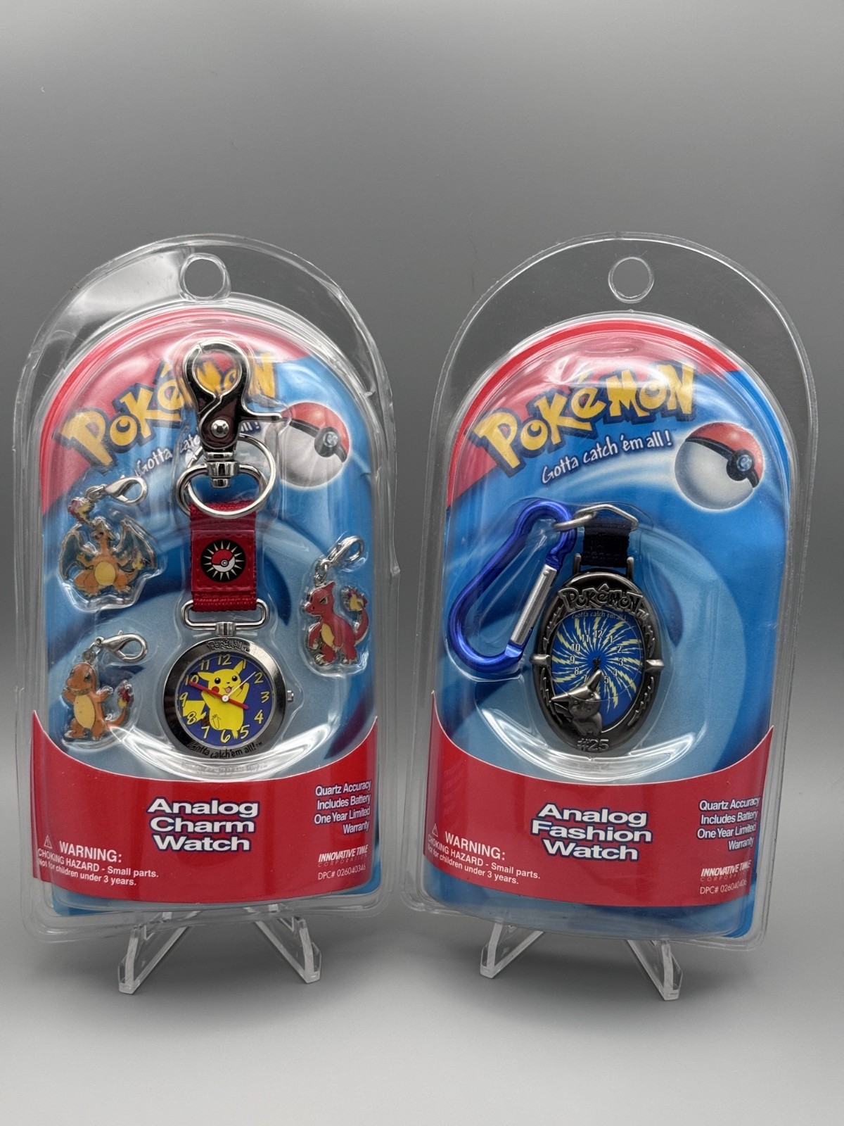 Rare Vintage 2000 Pokemon Pikachu Analog Charm & Fashion Watch Set Sealed NOS Rare Vintage 2000 Pokemon Pikachu Analog Charm & Fashion Watch Set Sealed NOS