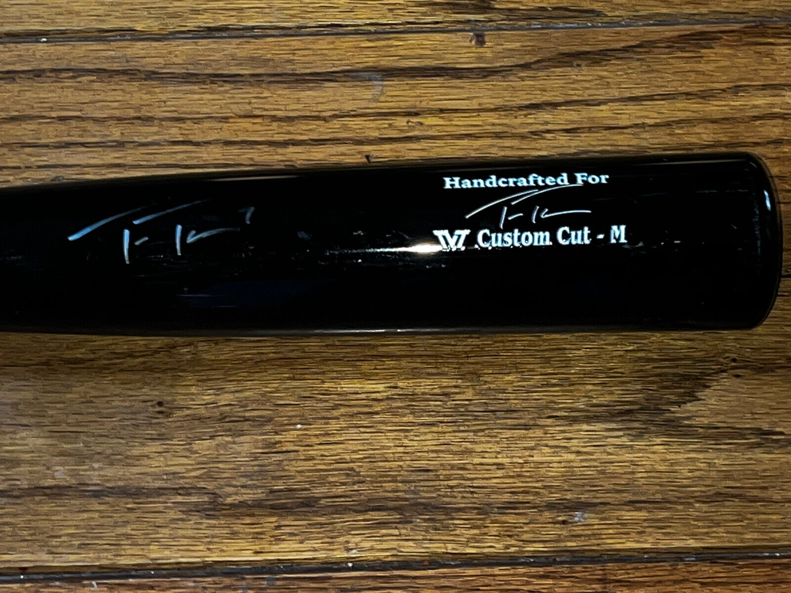 VERY RARE 2024 TREA TURNER MARUCCI PHILLIES GAME ISSUED SIGNED BAT AUTO