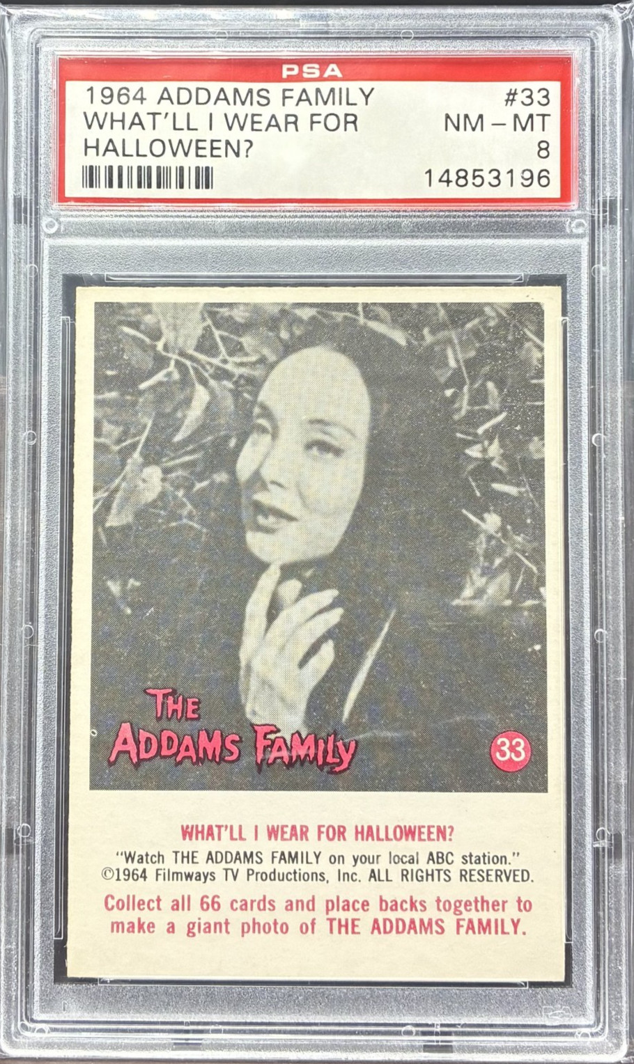 1964 Addams Family What\'ll I Wear For Halloween? #33 - PSA 8 1964 Addams Family What\'ll I Wear For Halloween? #33 - PSA 8