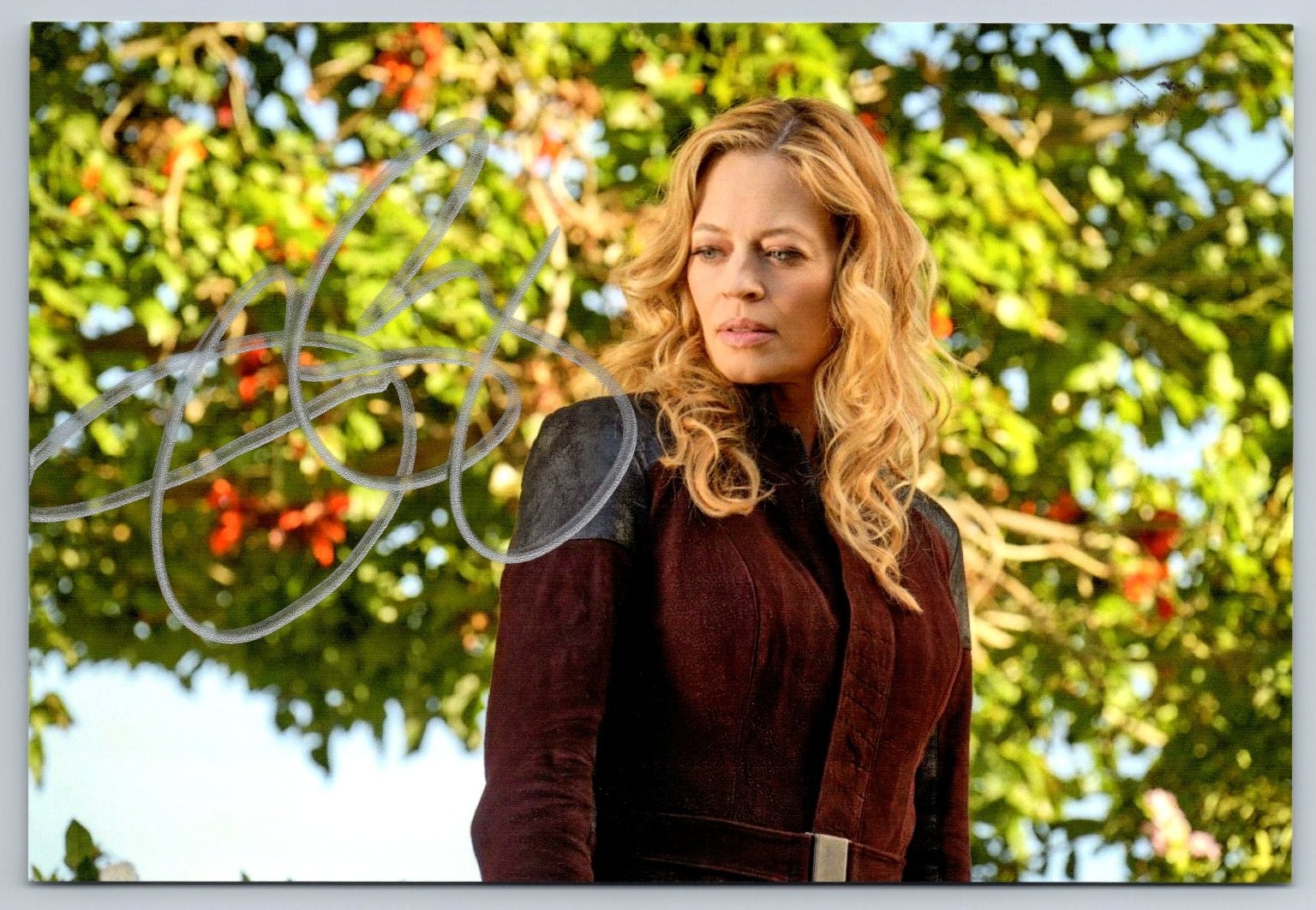 Jeri Ryan Autographed Photo Star Trek Picard Seven of Nine Actress Jeri Ryan Autographed Photo Star Trek Picard Seven of Nine Actress