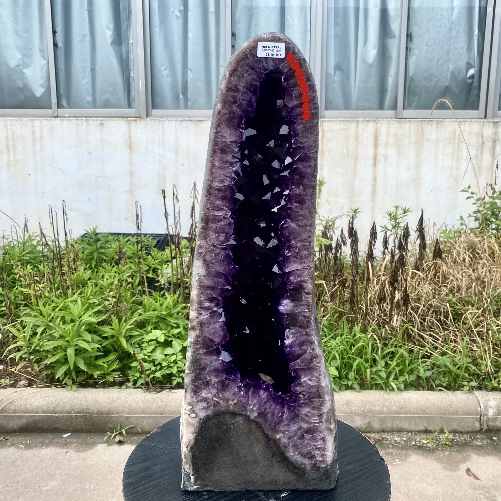 57LB Large Natural Amethyst Geode Cathedral Crystal Cluster Specimen Healing 57LB Large Natural Amethyst Geode Cathedral Crystal Cluster Specimen Healing