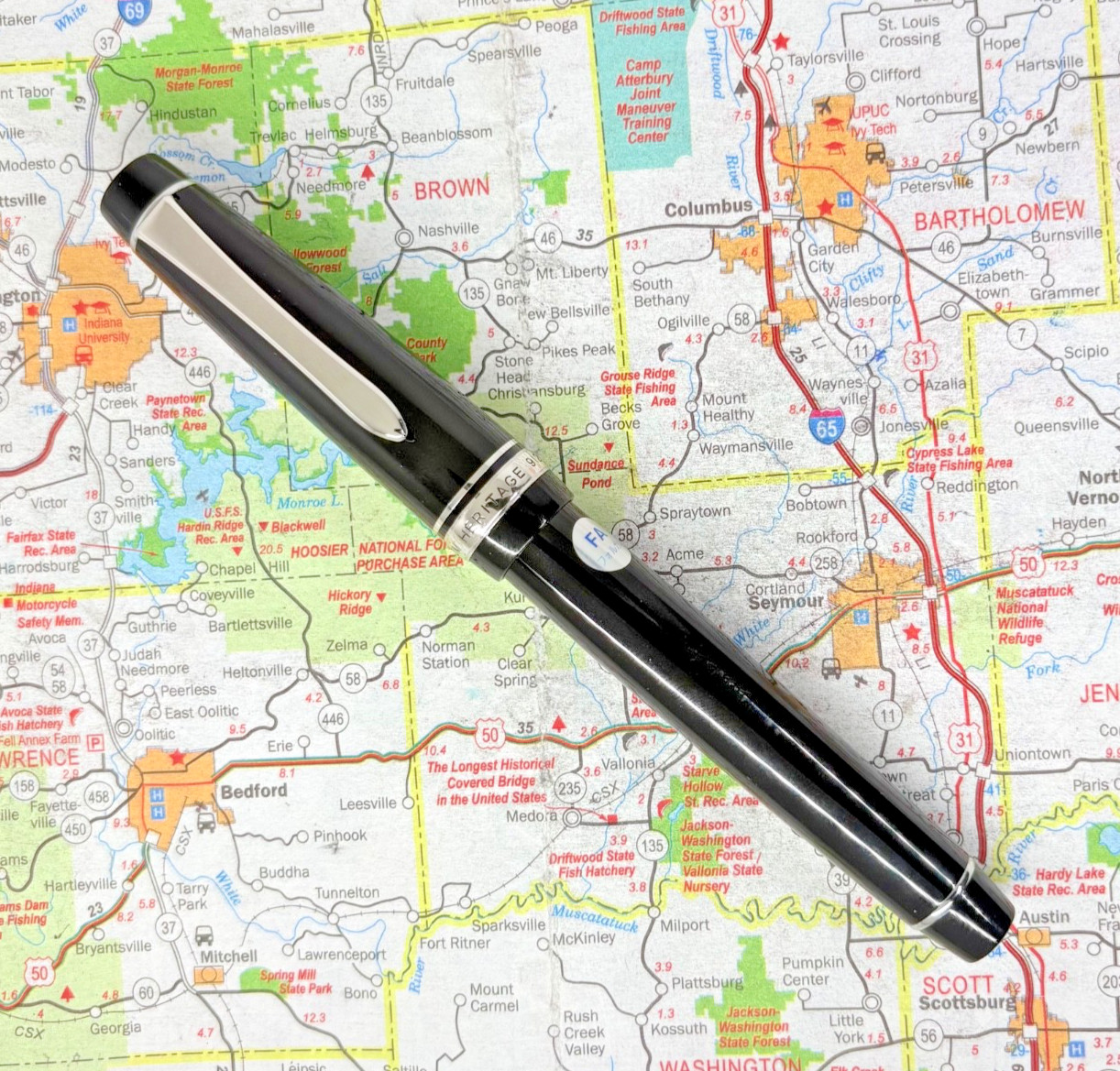 Pilot Custom Heritage 912 Fountain Pen - 14K Gold FA Falcon Flex Nib - Converter Pilot Custom Heritage 912 Fountain Pen - 14K Gold FA Falcon Flex Nib - Converter