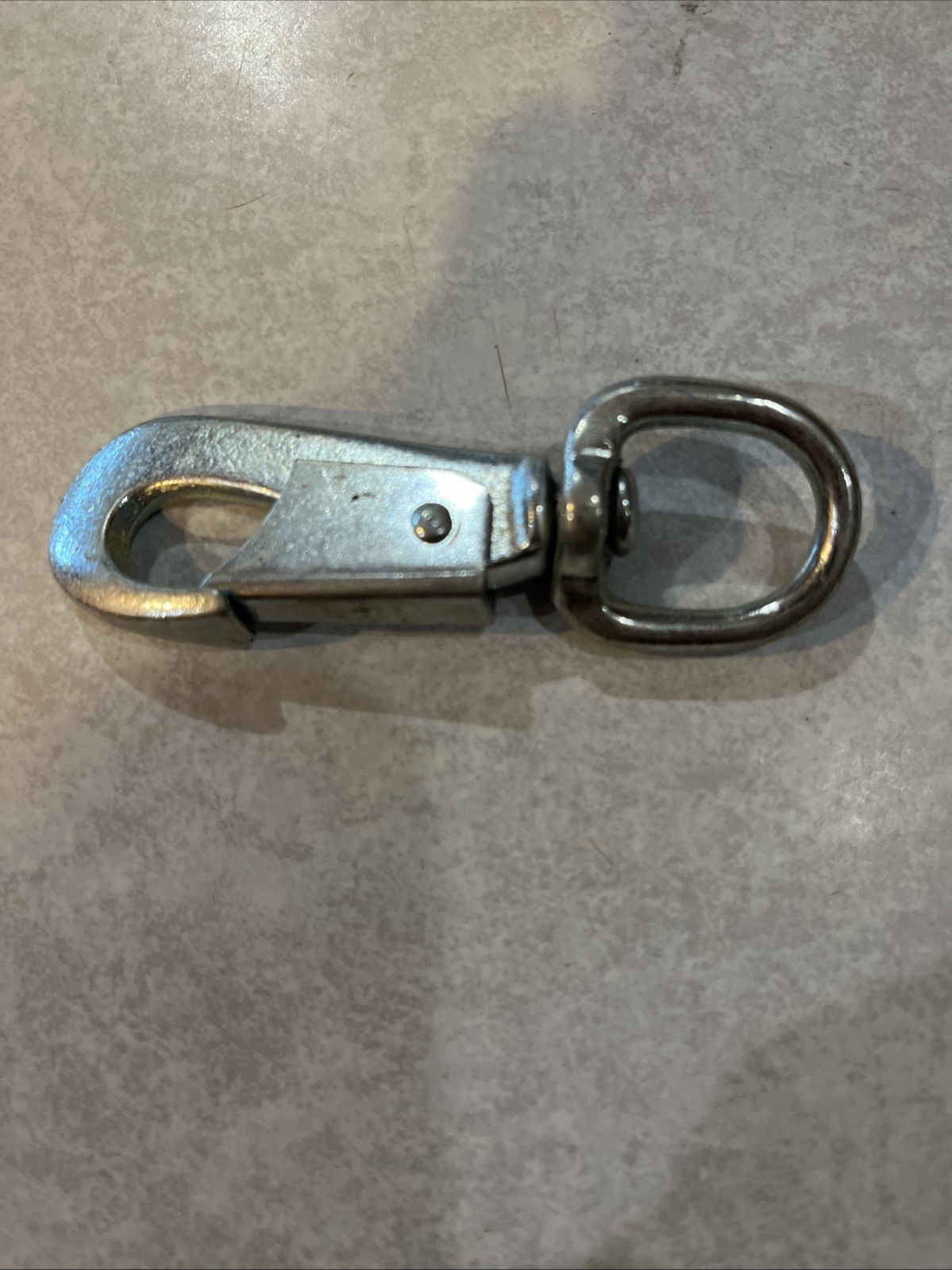 Antique North & Judd Square Brand Cast Iron Swivel Eye Bull Snap Hook Antique North & Judd Square Brand Cast Iron Swivel Eye Bull Snap Hook