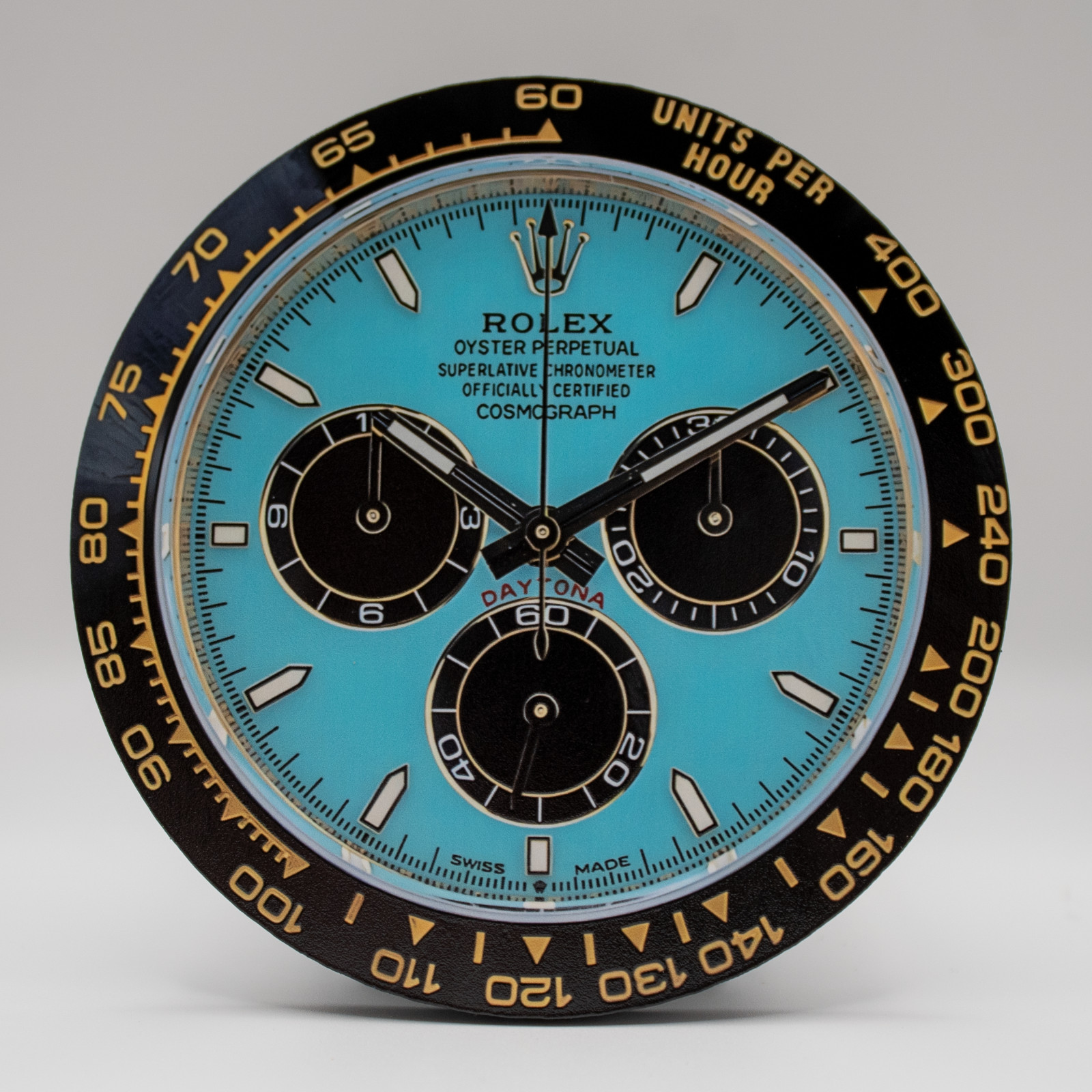 ROLEX Daytona Tiffany Blue Dial 126518LN Luxury Watch Coaster Decor Bar Gift ROLEX Daytona Tiffany Blue Dial 126518LN Luxury Watch Coaster Decor Bar Gift