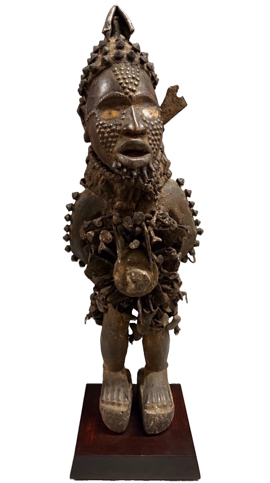 A Primitive Bakongo / Nkisi Fetish Statue DR Congo A Primitive Bakongo / Nkisi Fetish Statue DR Congo
