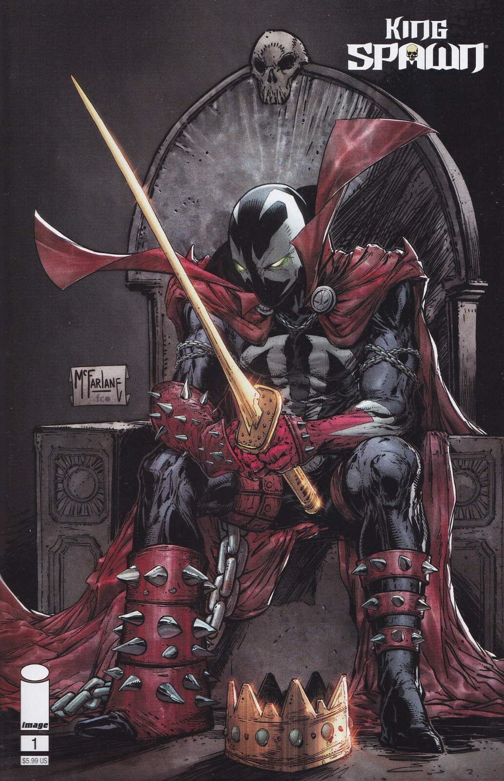 KING SPAWN #1 (TODD MCFARLANE VARIANT)(2021) COMIC BOOK ~ Image Comics KING SPAWN #1 (TODD MCFARLANE VARIANT)(2021) COMIC BOOK ~ Image Comics