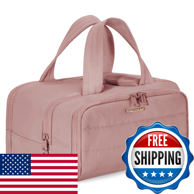 Bagsmart Travel Toiletry Bag Lightweight Large Wide-Open Travel Bag For Women Bagsmart Travel Toiletry Bag Lightweight Large Wide-Open Travel Bag For Women