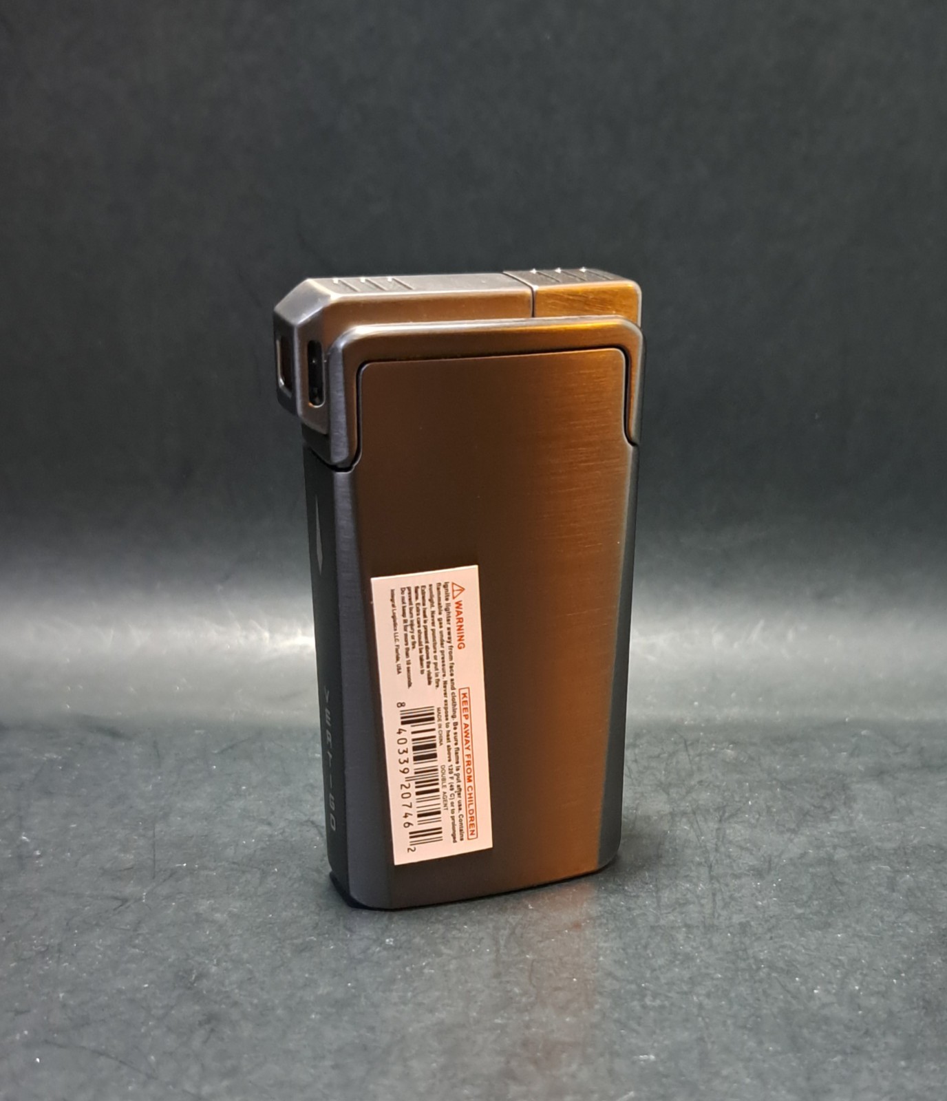 Vertigo Double Agent Cigar Lighter | Custom Engraved | Single Torch & Soft Flame Vertigo Double Agent Cigar Lighter | Custom Engraved | Single Torch & Soft Flame