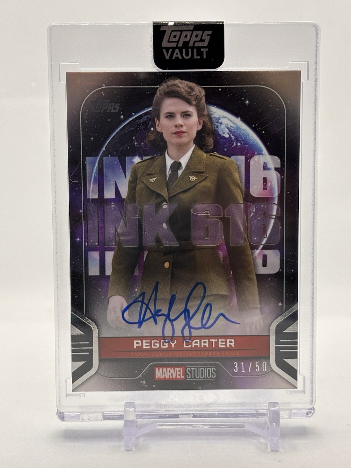 2026 Topps Marvel Vault Peggy Carter INK 616 Auto /50 2026 Topps Marvel Vault Peggy Carter INK 616 Auto /50
