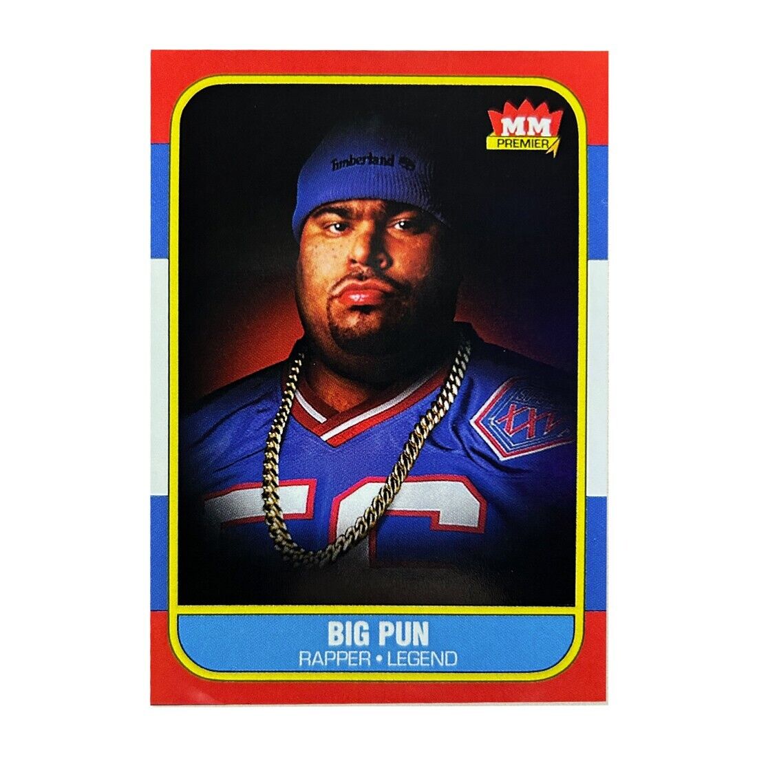 BIG PUN Hip-Hop Trading Card 1986 NBA Fleer Design