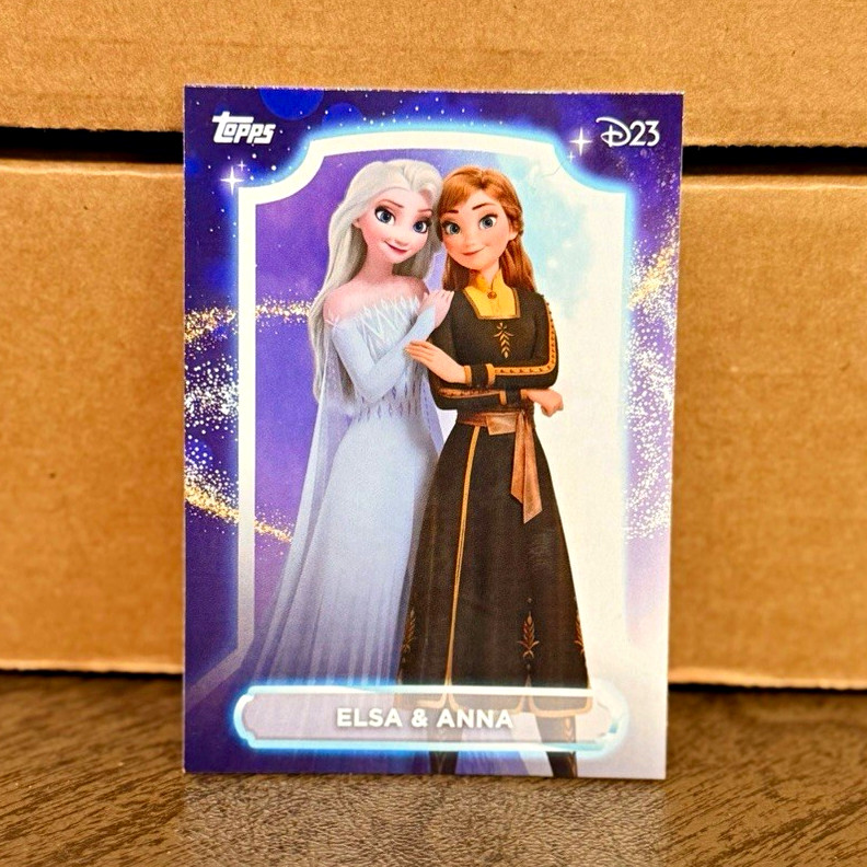 2026 Disney D23 Exclusive Topps Promo Card Elsa & Anna D23-2 2026 Disney D23 Exclusive Topps Promo Card Elsa & Anna D23-2