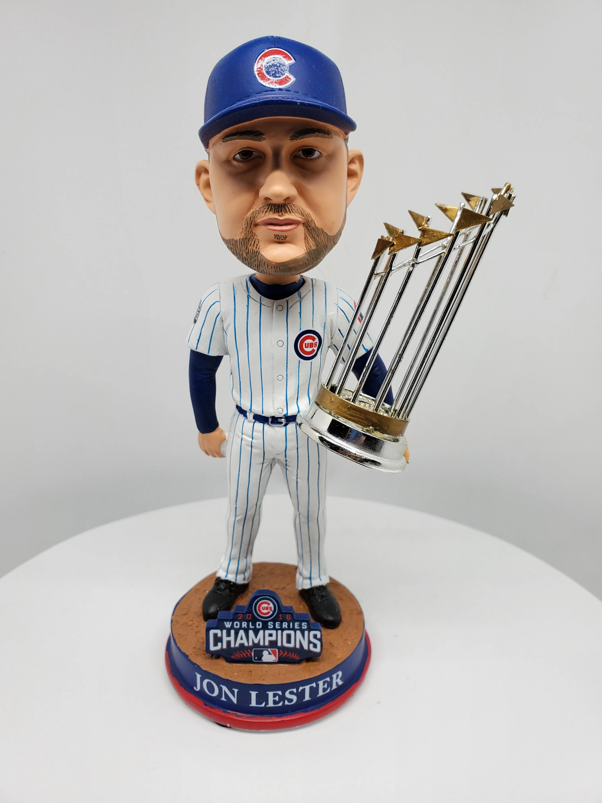 Jon Lester Chicago Cubs 2016 World Series Champions Bobblehead MLB Baseball