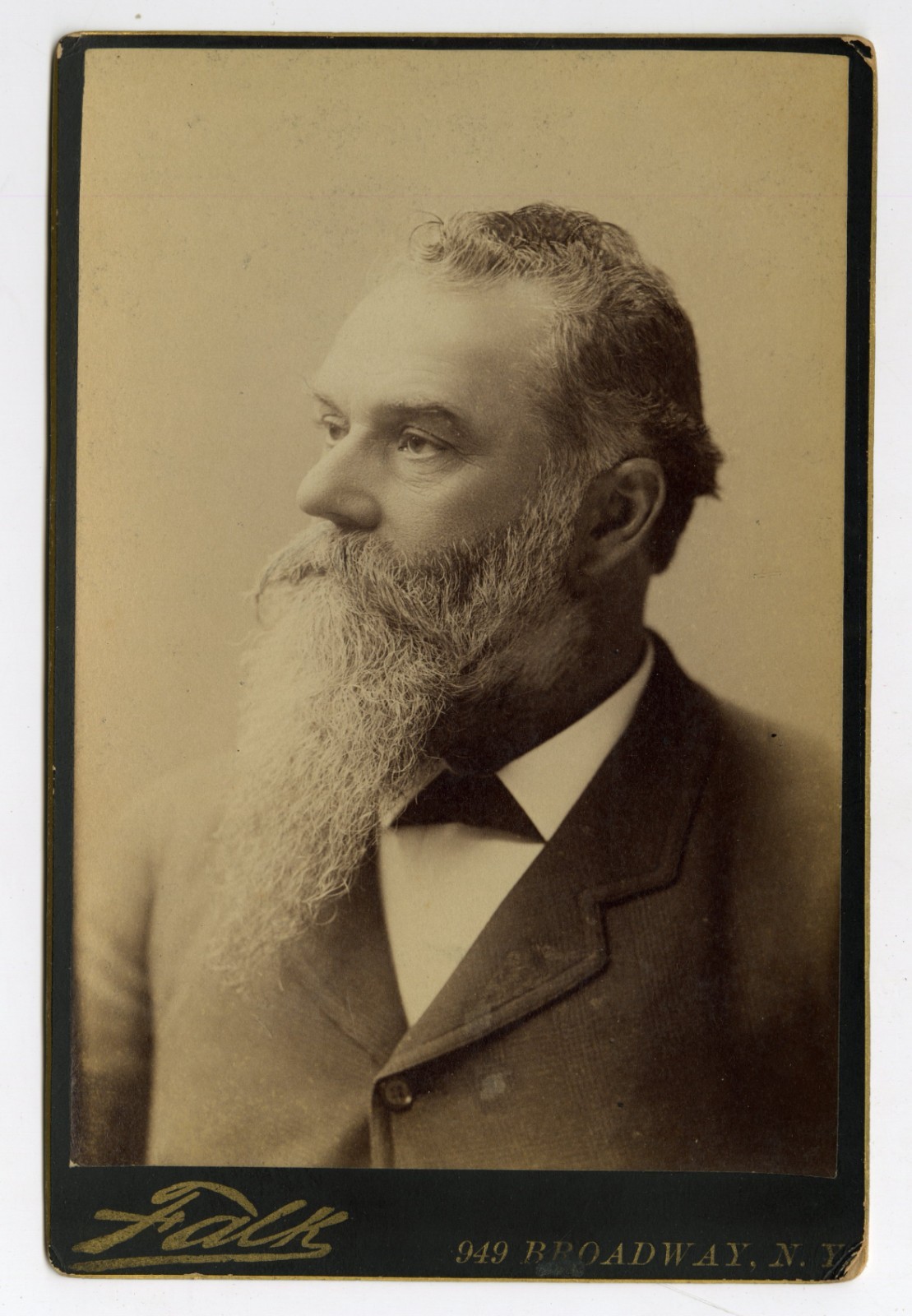 1880s Cabinet Card Photo Nevada Senator & Comstock Lode Silver King James Fair