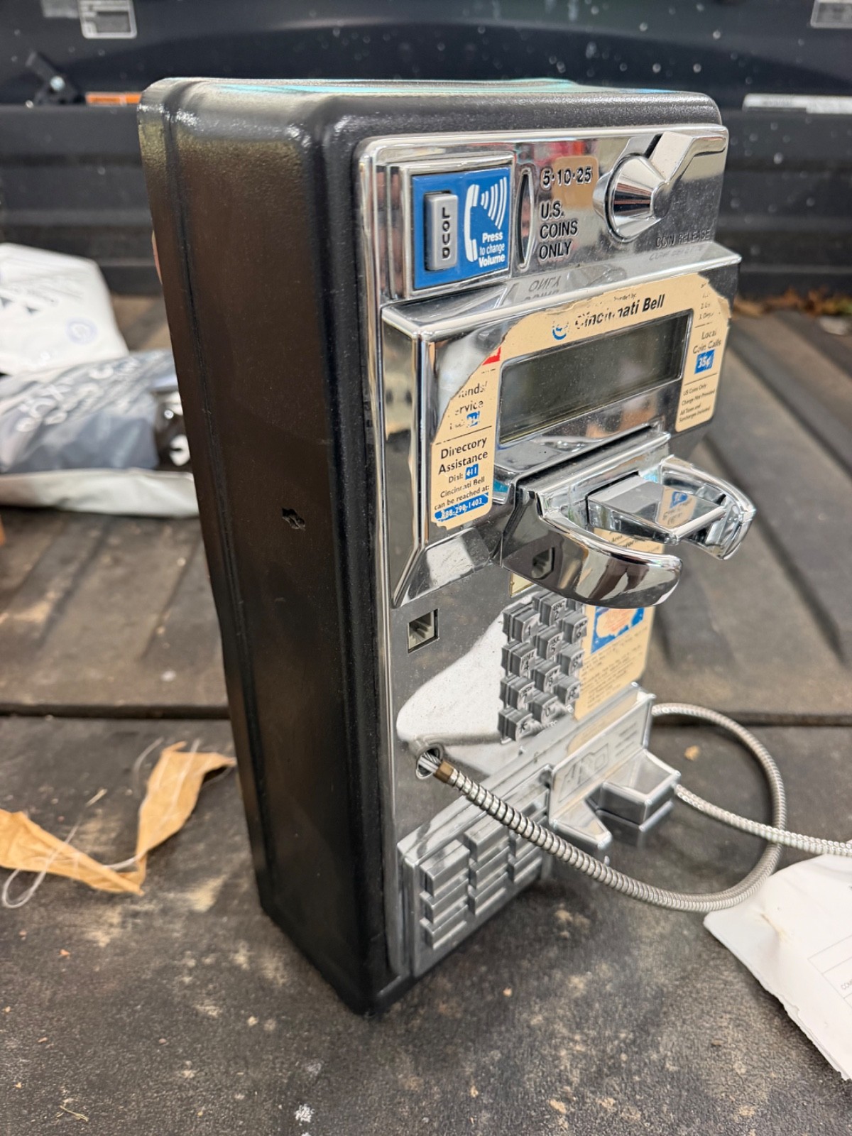 Western Electric Payphone Upper Housing Old Phone Telephone Western Electric Payphone Upper Housing Old Phone Telephone