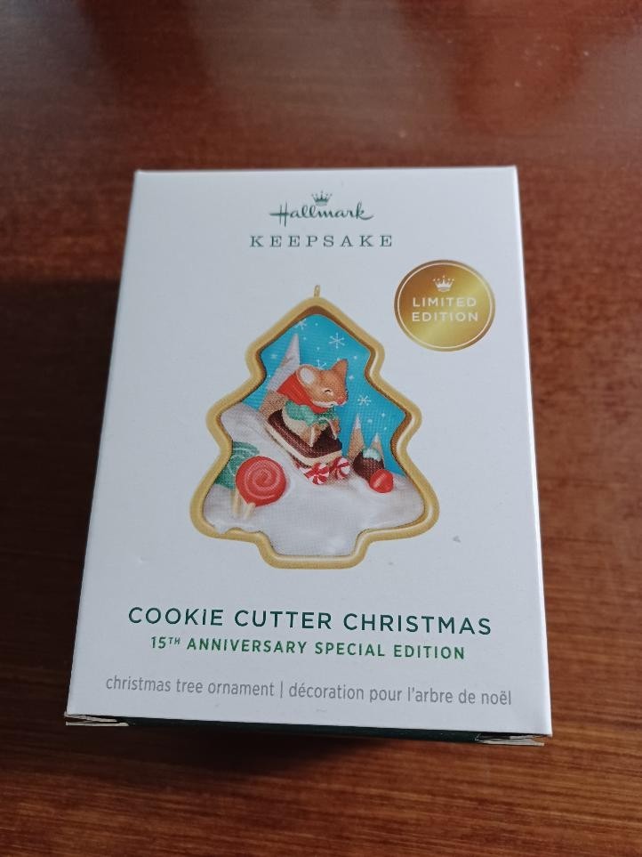 Hallmark Keepsake 15th Anniversary Cookie Cutter Ornament 2026 Limited Special.