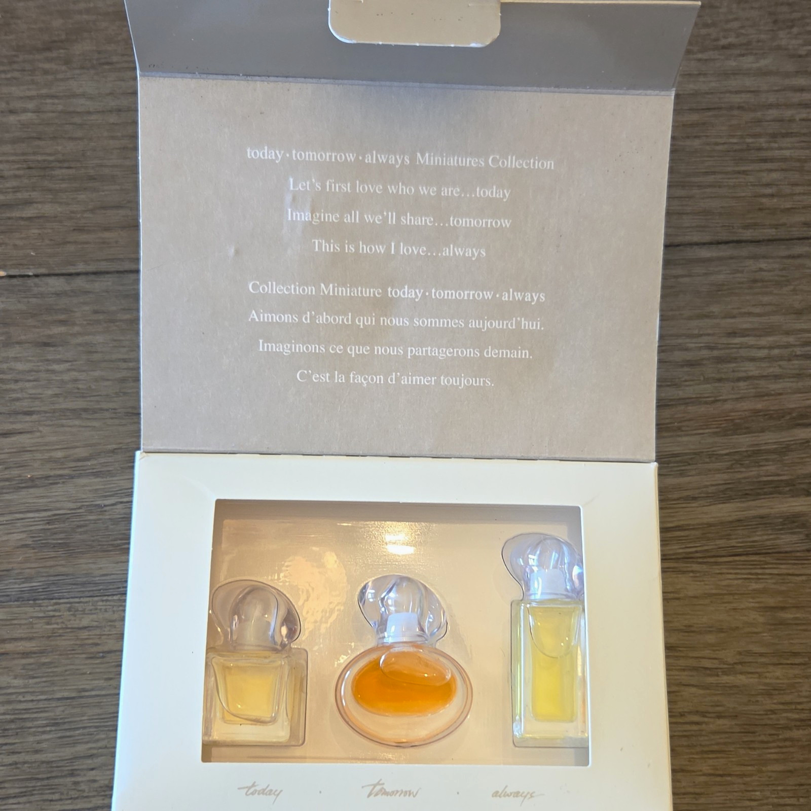 Avon Today Tomorrow Always Miniatures Collection Extrait de Parfum 3 x 4ml - NIB Avon Today Tomorrow Always Miniatures Collection Extrait de Parfum 3 x 4ml - NIB
