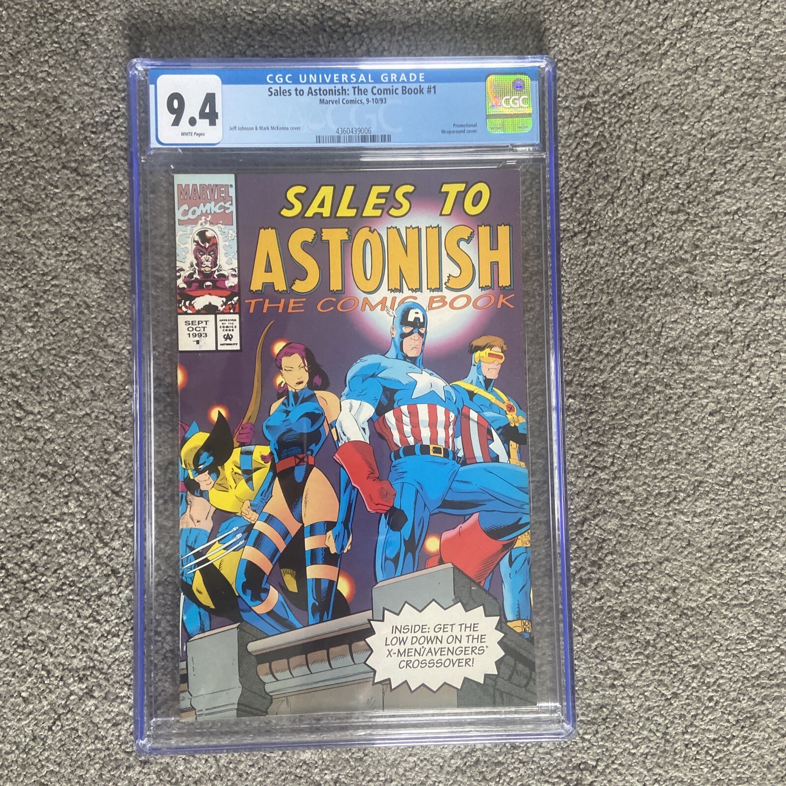 1993 (MARVEL) SALES TO ASTONISH the COMIC BOOK 1 CGC 9.4 1993 (MARVEL) SALES TO ASTONISH the COMIC BOOK 1 CGC 9.4