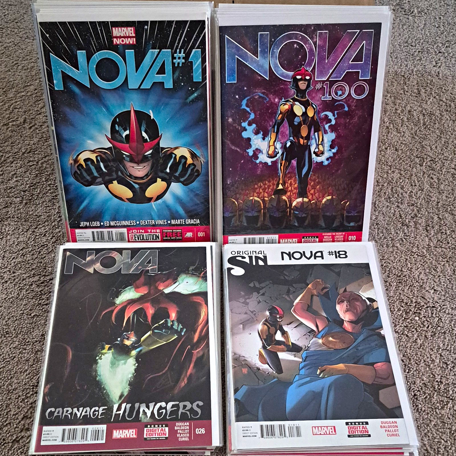 Nova Vol. 5 (2013) #1-27, 29-31, Annual #1, & Special W/ Variant Cover Nova Vol. 5 (2013) #1-27, 29-31, Annual #1, & Special W/ Variant Cover