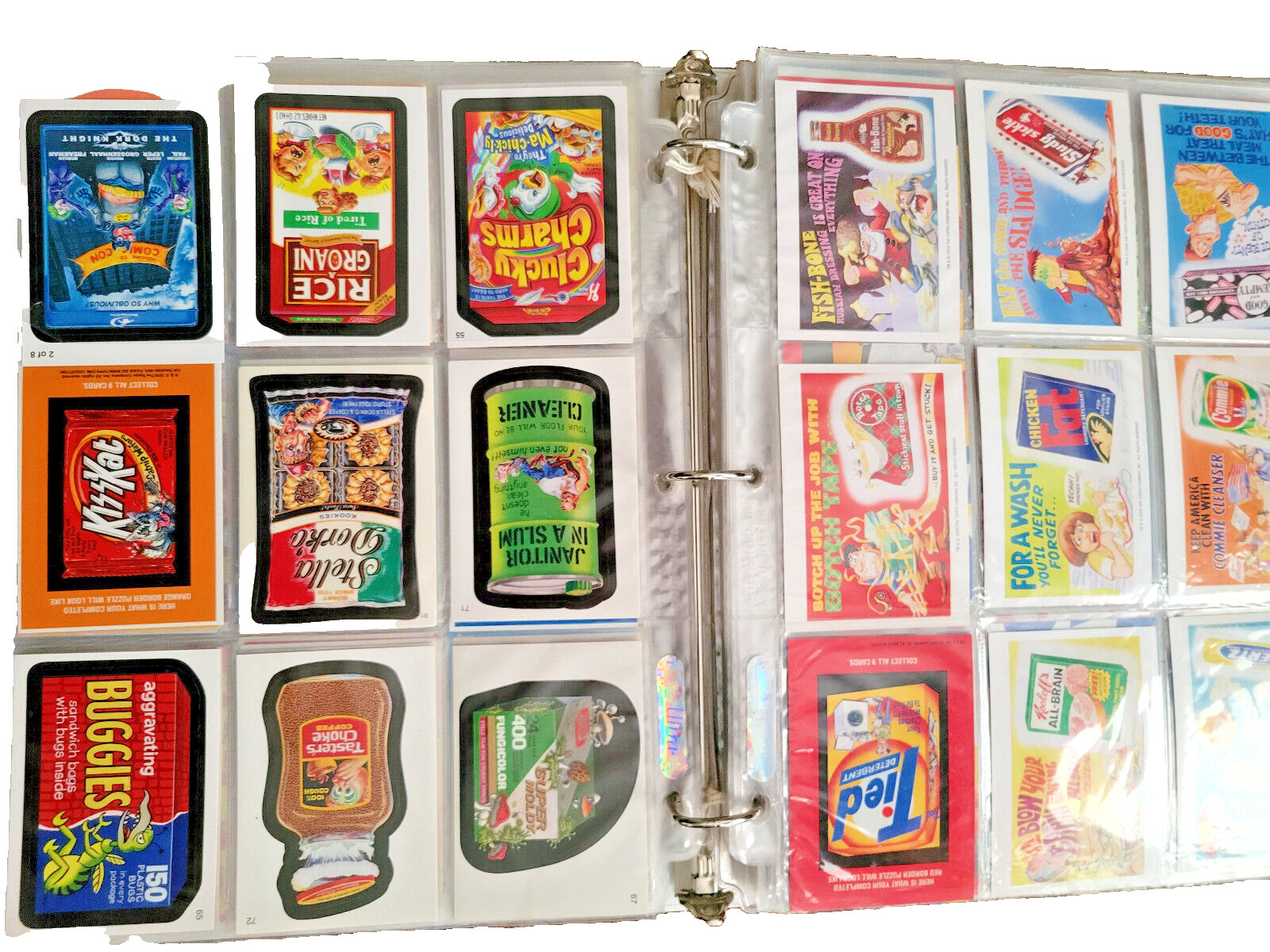 Vintage Topps Wacky Packages,  Fleer Crazy Cover Stickerf 250+ in Binder MINT