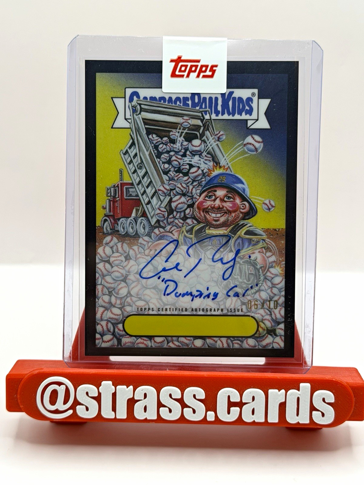 2026 Bowman Chrome Garbage Pail Kids GPK Cal Raleigh Dumping Cal Auto /10 2026 Bowman Chrome Garbage Pail Kids GPK Cal Raleigh Dumping Cal Auto /10