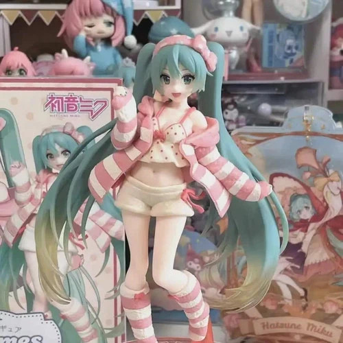20cm Hatsune Miku Pajamas Ver Anime PVC Figure Standing Model Toy Gift 20cm Hatsune Miku Pajamas Ver Anime PVC Figure Standing Model Toy Gift
