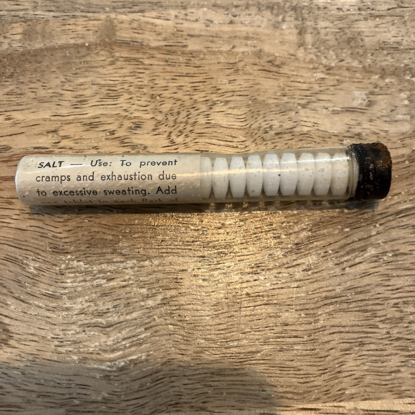 World War 2 Era E-17 Military Pilot Survival Kit Plastic Vial Medical Component World War 2 Era E-17 Military Pilot Survival Kit Plastic Vial Medical Component