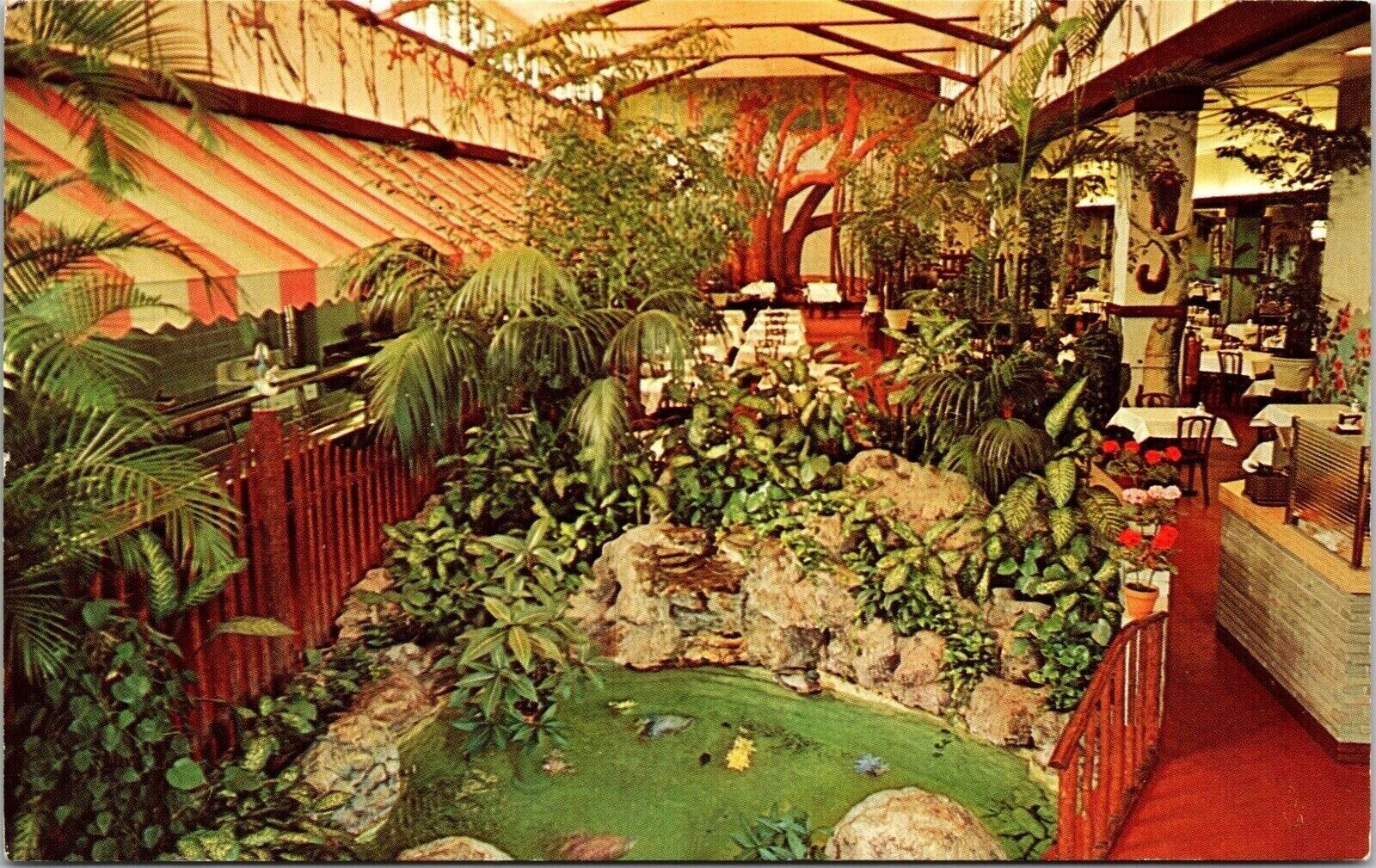 Interior Scene Garden Cafeteria St Petersburg Florida FL Greenery Postcard Note Interior Scene Garden Cafeteria St Petersburg Florida FL Greenery Postcard Note