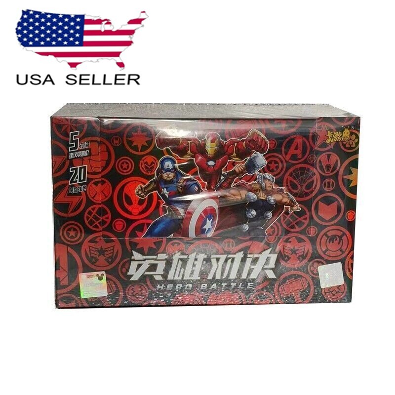 Kayou Marvel Hero Battle Series 2 Red Discontinued RARE 20Pack Box NOT WEISS US Kayou Marvel Hero Battle Series 2 Red Discontinued RARE 20Pack Box NOT WEISS US