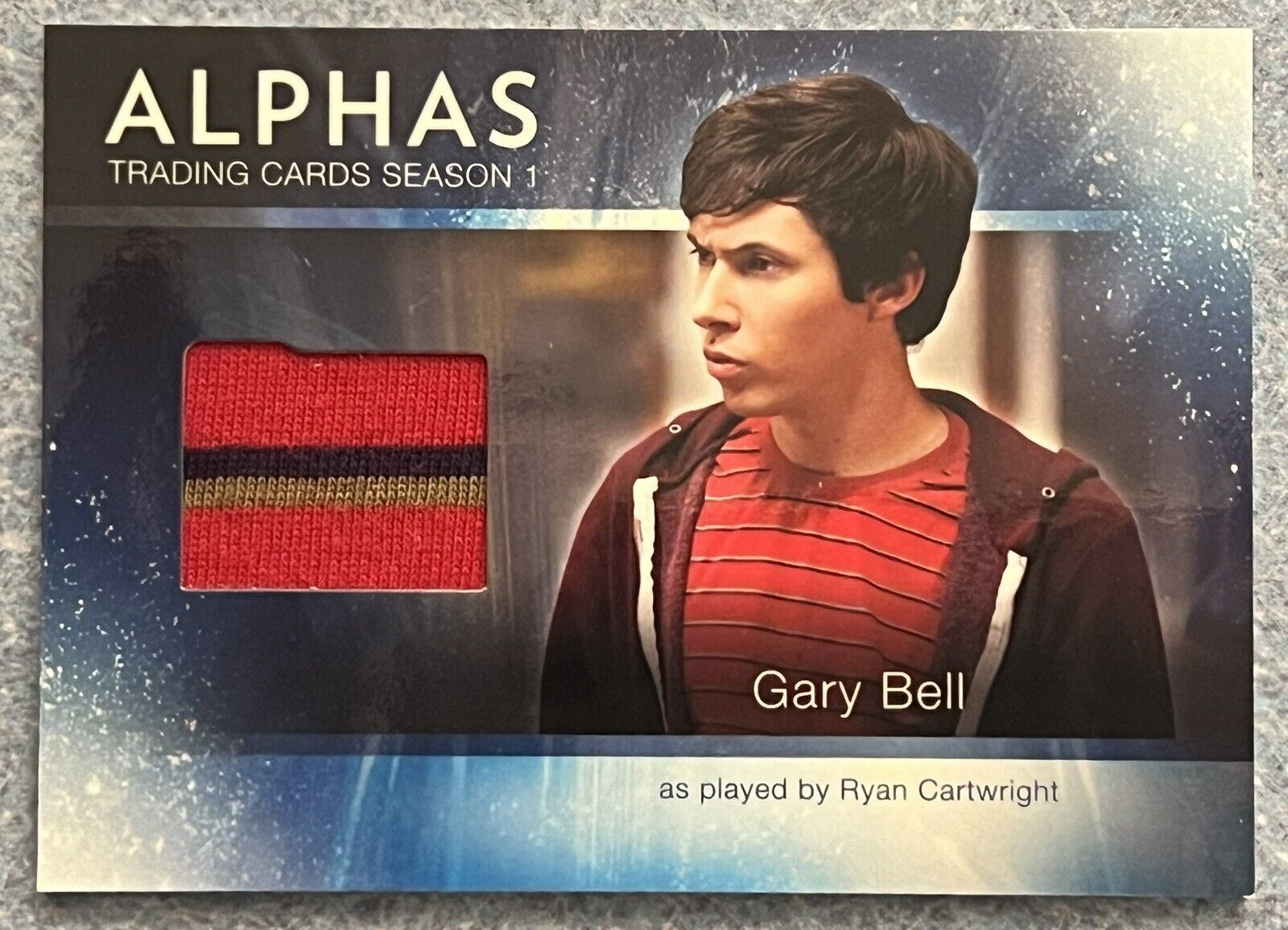 Alphas Costume Relic Card Featuring Ryan Cartwright   As Gary Bell M9