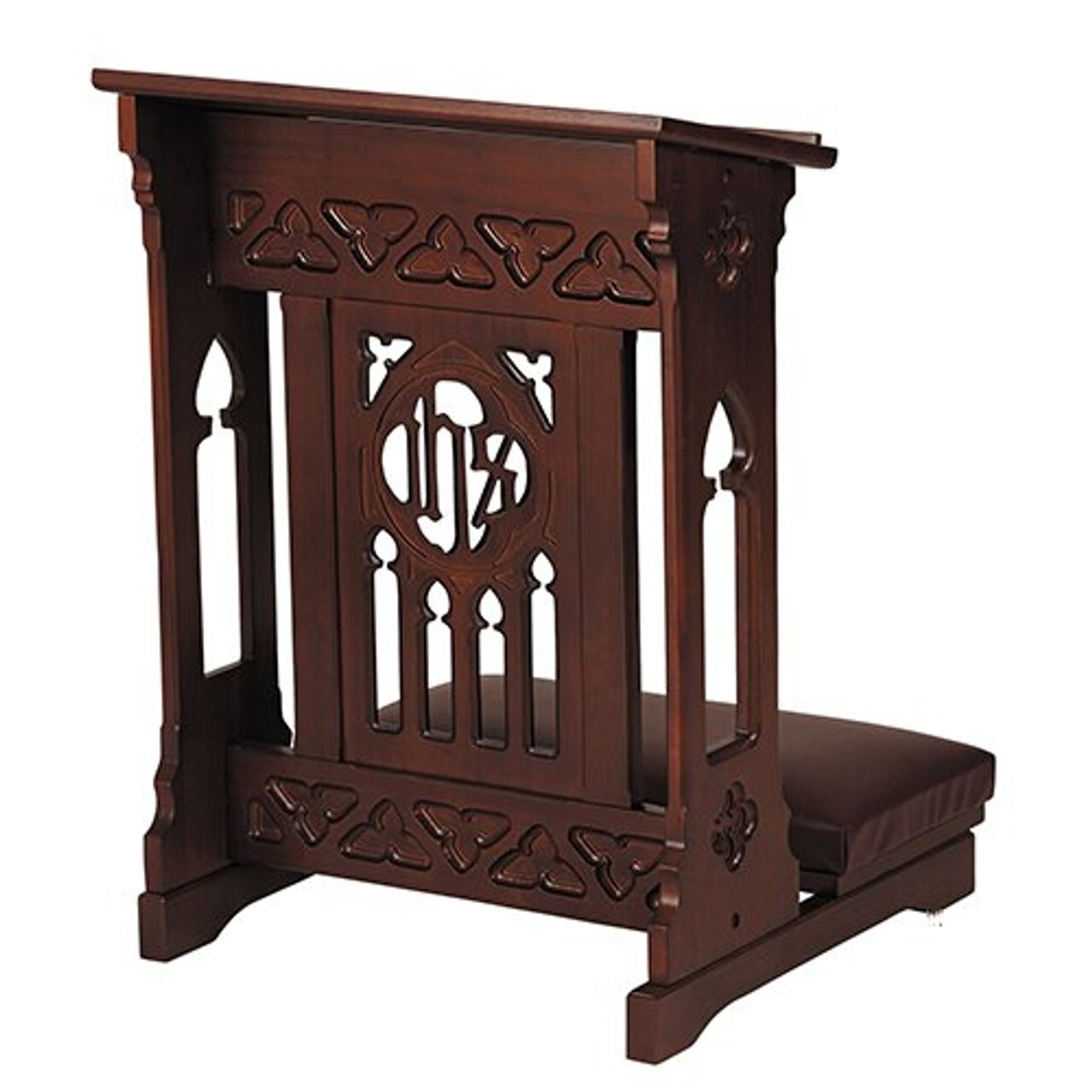 Kneelers, Florentine Collection Kneeler - Walnut Prayer Kneeler, Church or Home Kneelers, Florentine Collection Kneeler - Walnut Prayer Kneeler, Church or Home