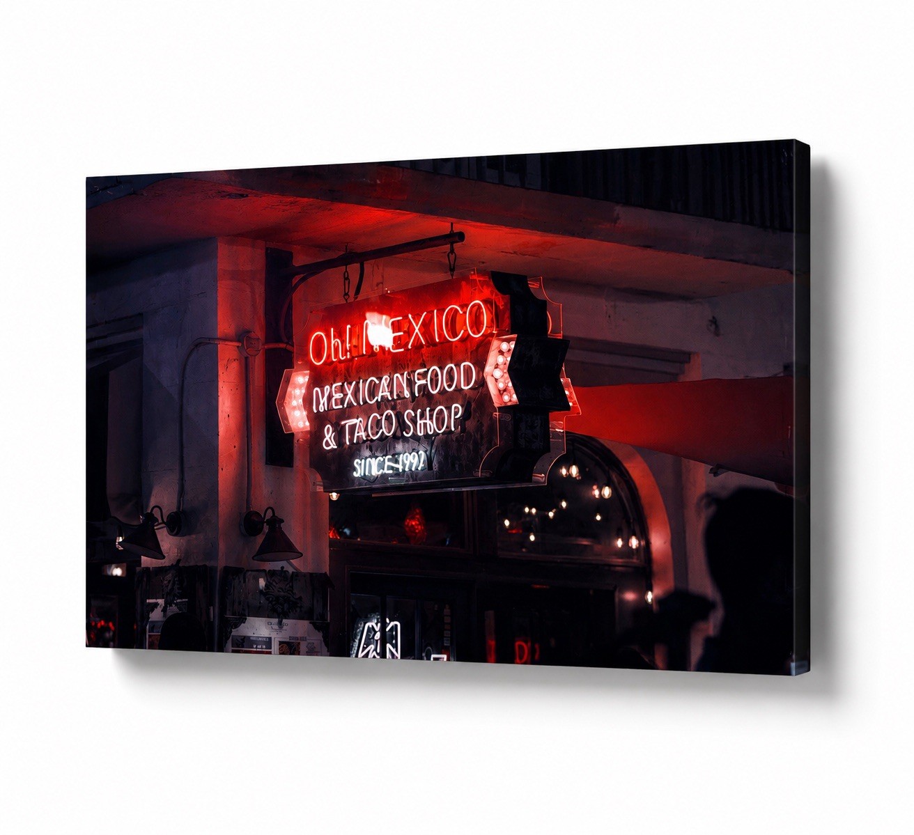 36x24 LED Lighted Canvas Wall Art Frame Battery Powered Home Decor Print 36x24 LED Lighted Canvas Wall Art Frame Battery Powered Home Decor Print