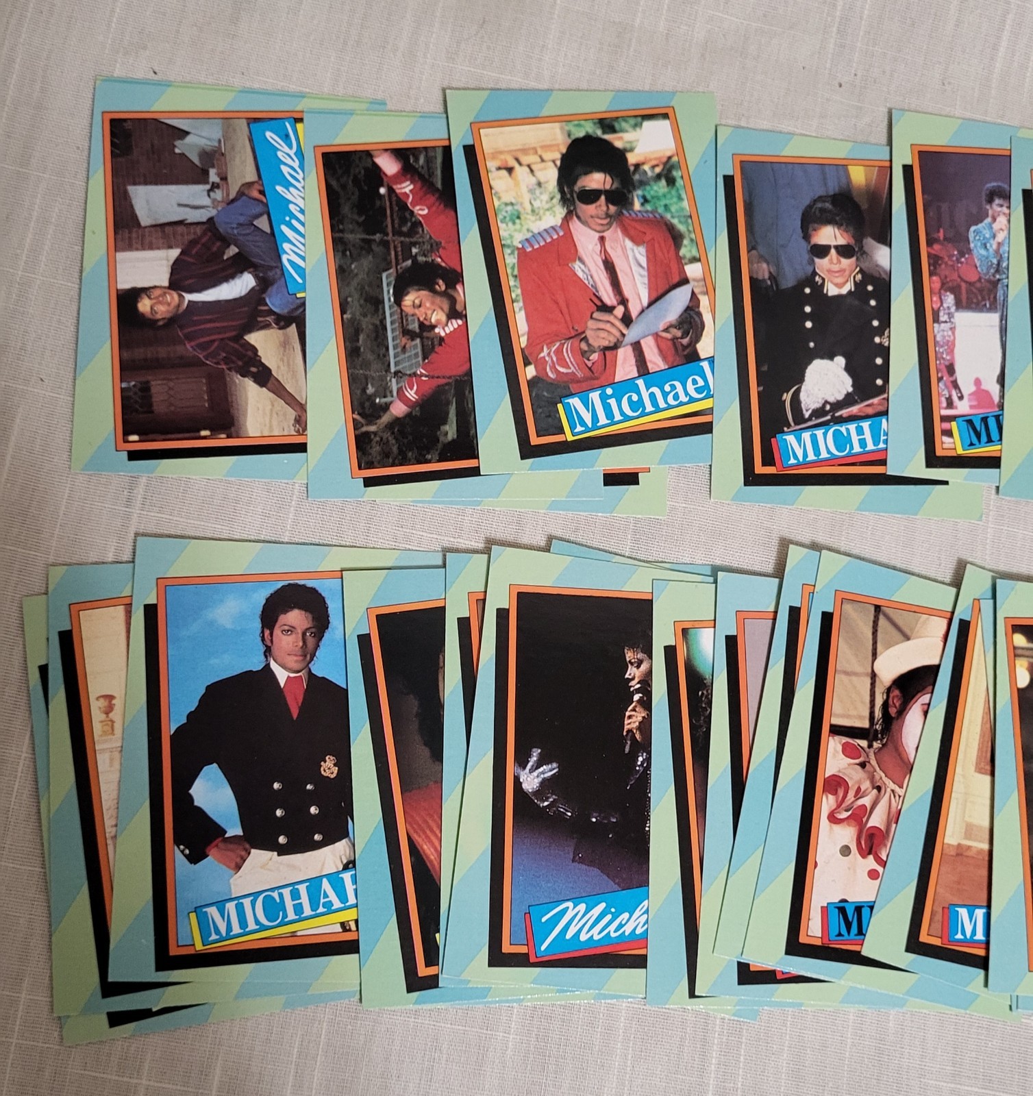 MICHAEL JACKSON 1984 Topps 2nd Series Complete 33 Card Set MINT MICHAEL JACKSON 1984 Topps 2nd Series Complete 33 Card Set MINT