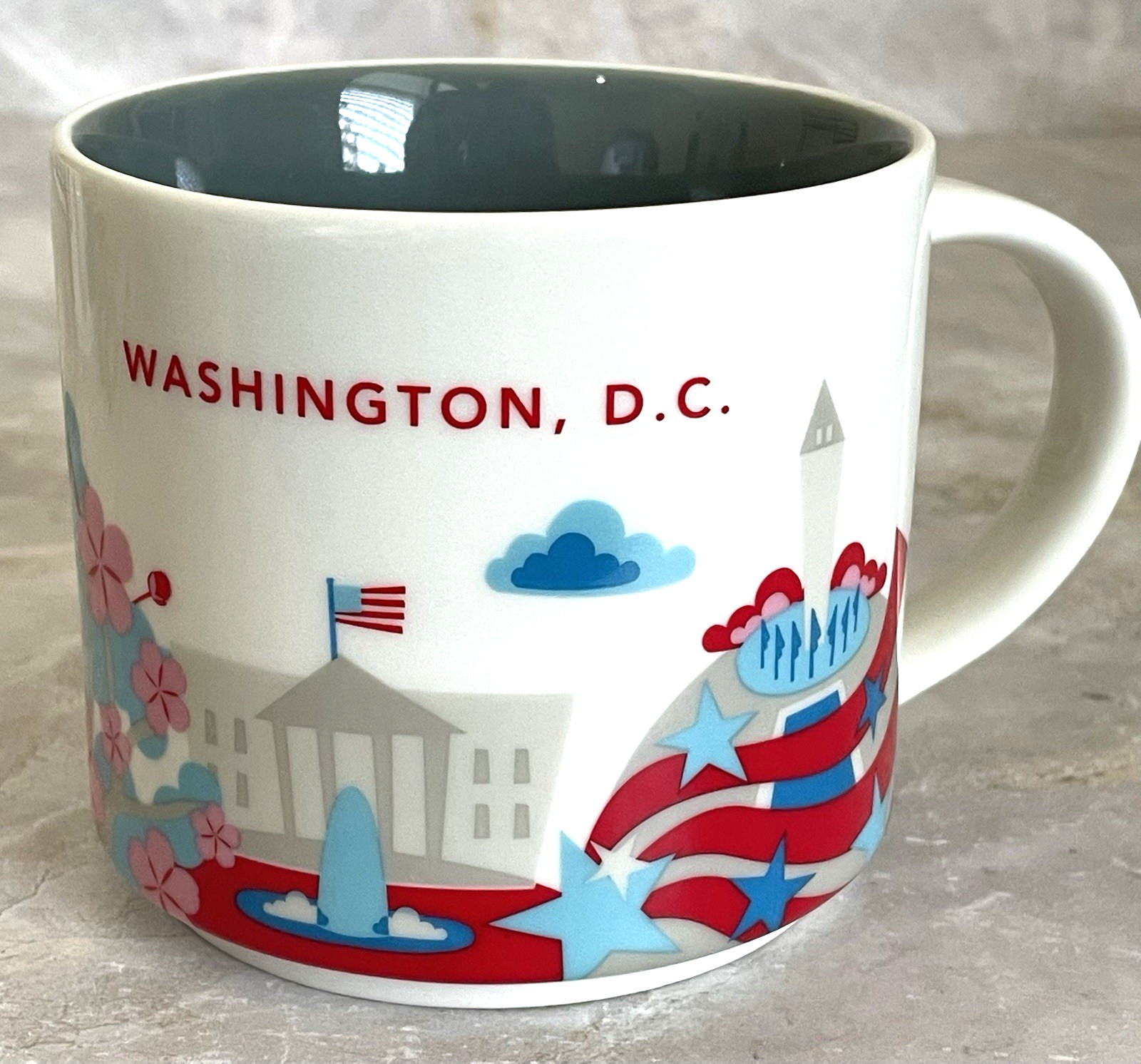 Starbucks Washington DC You Are Here Collection 14oz Coffee Mug Cup 2015 Starbucks Washington DC You Are Here Collection 14oz Coffee Mug Cup 2015