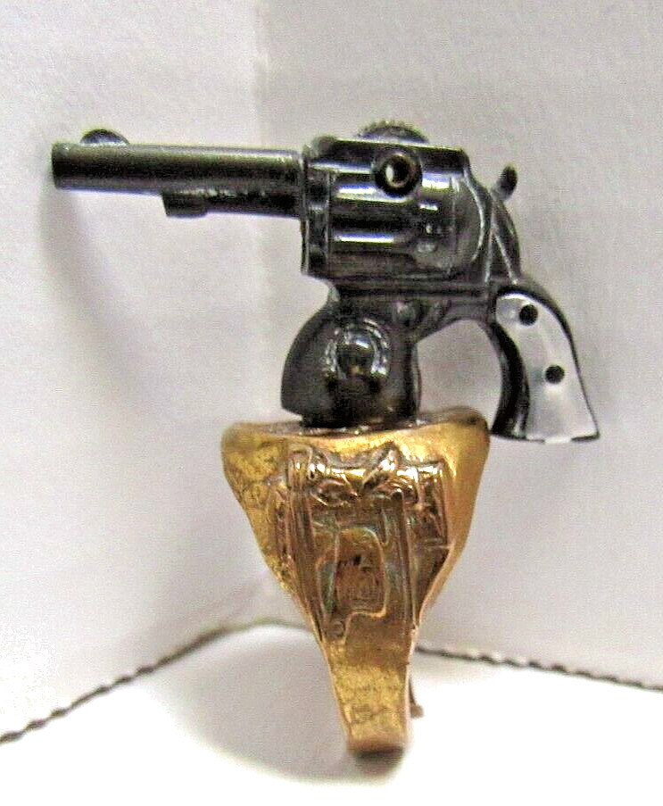 CLASSIC 1947 LONE RANGER KIX CEREAL PREMIUM 6-SHOOTER ADJUSTIBLE RING CLASSIC 1947 LONE RANGER KIX CEREAL PREMIUM 6-SHOOTER ADJUSTIBLE RING