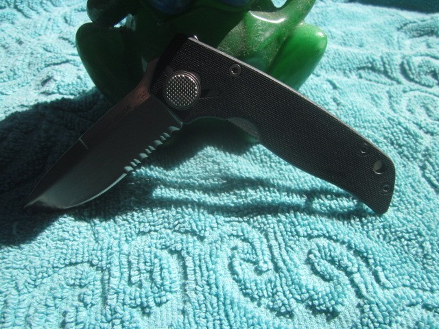 Camillus CUDA Jr. ATS-34 G-10 Pocket Knife partial serrated drop point NEW Camillus CUDA Jr. ATS-34 G-10 Pocket Knife partial serrated drop point NEW