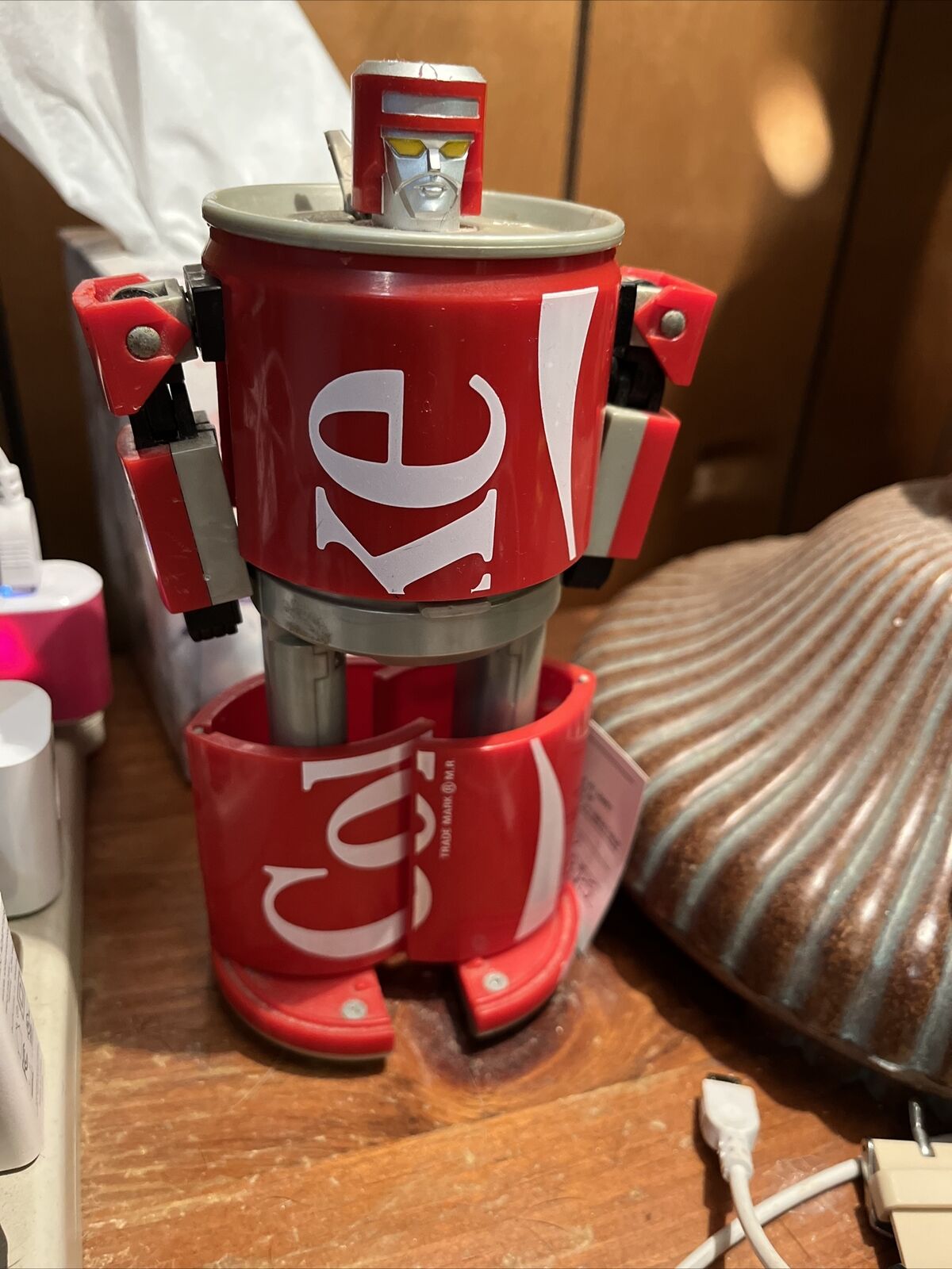 Vintage 1986 Coca-Cola Can Robot Transformer Made in Japan