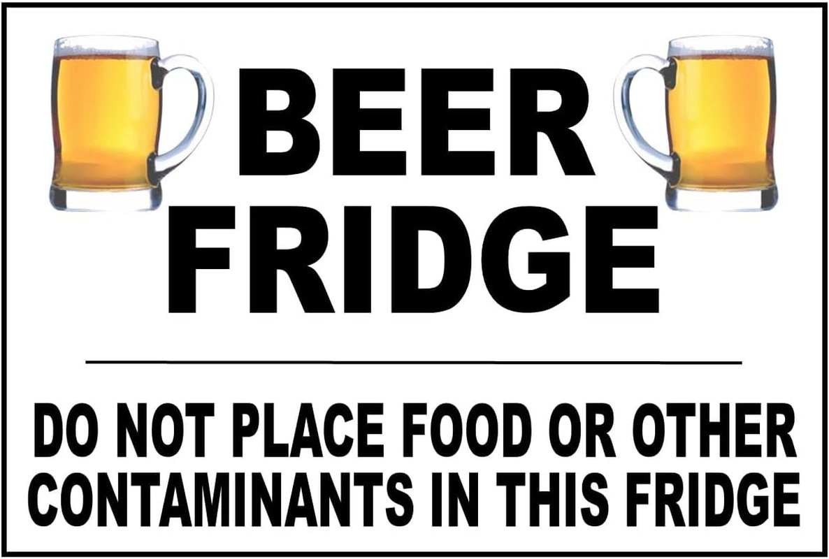 Beer Fridge Magnets (5 X 7 Inches)
